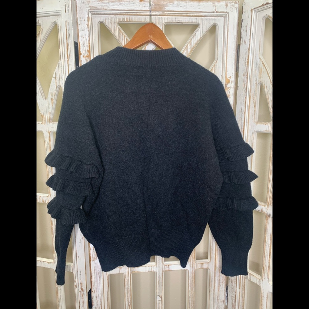 Line & Dot Anthropologie tiered ruffle sweater - Picture 7 of 7